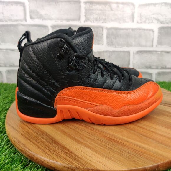 Jordan Shoes - Nike Air Jordan 12 Retro Shoes Womens 5 US Brilliant Orange Sneakers FD9101-081